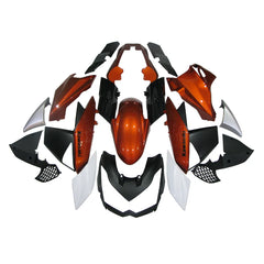 Kawasaki Z1000 2010-2013 Orange and Black full fairing kit set view