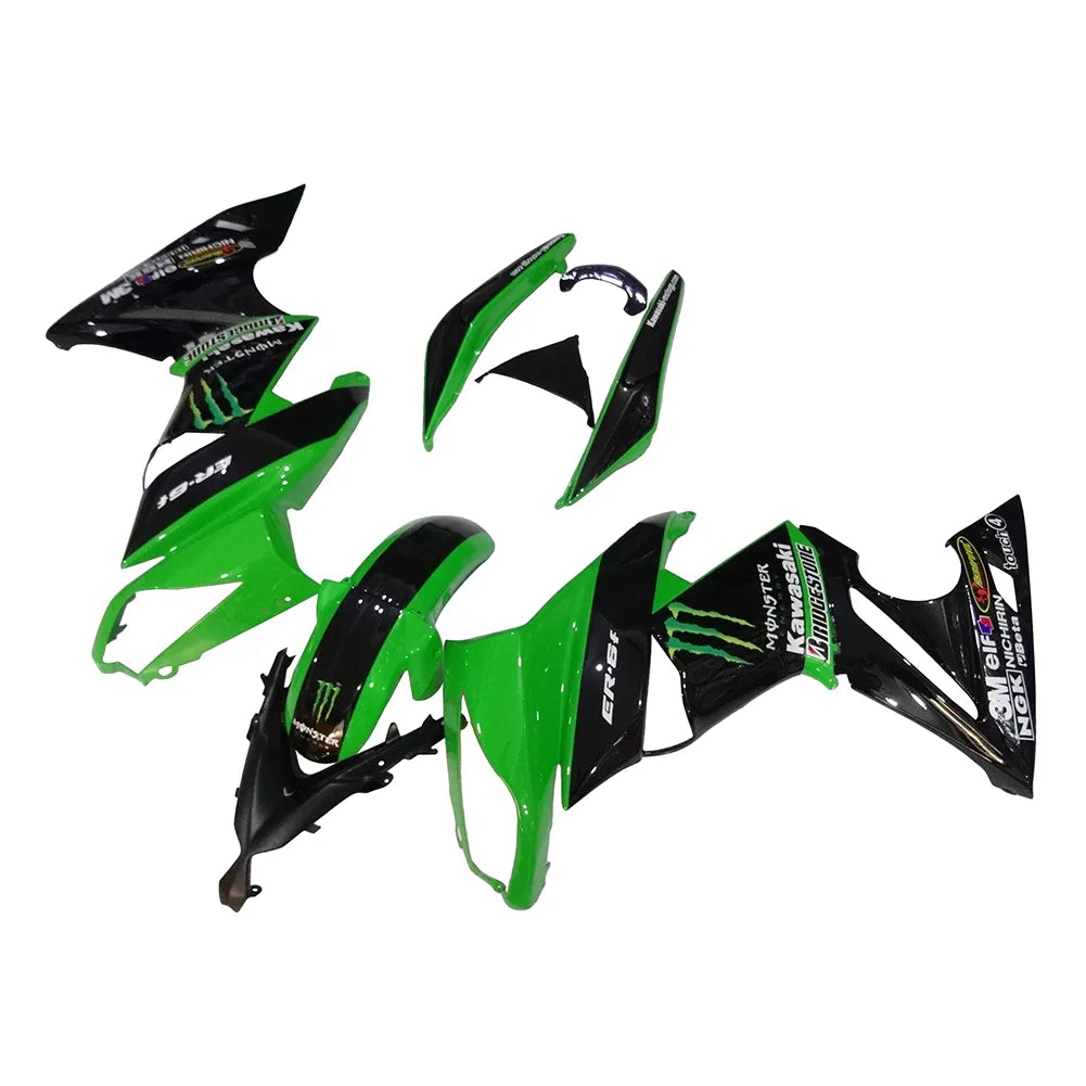 Kawasaki Ninja 650R / ER-6F 2009-2011 Monster Green Edition fairing kit front view