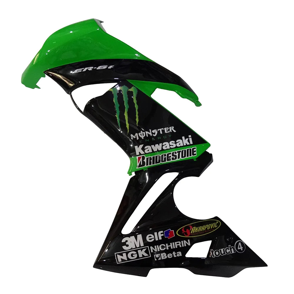 Kawasaki Ninja 650R / ER-6F 2009-2011 Monster Green Edition tail section fairing detail view 3