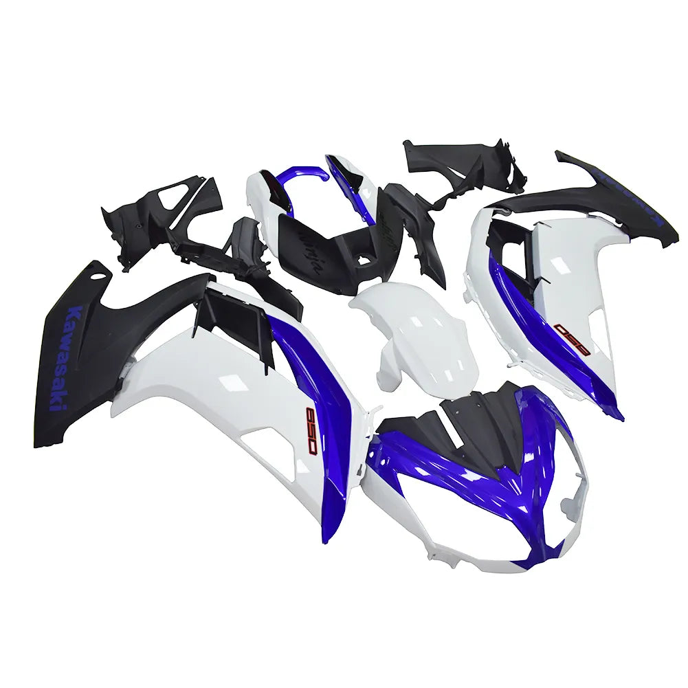 Kawasaki Ninja 650R / ER-6F 2012-2016 Blue fairing kit left side view