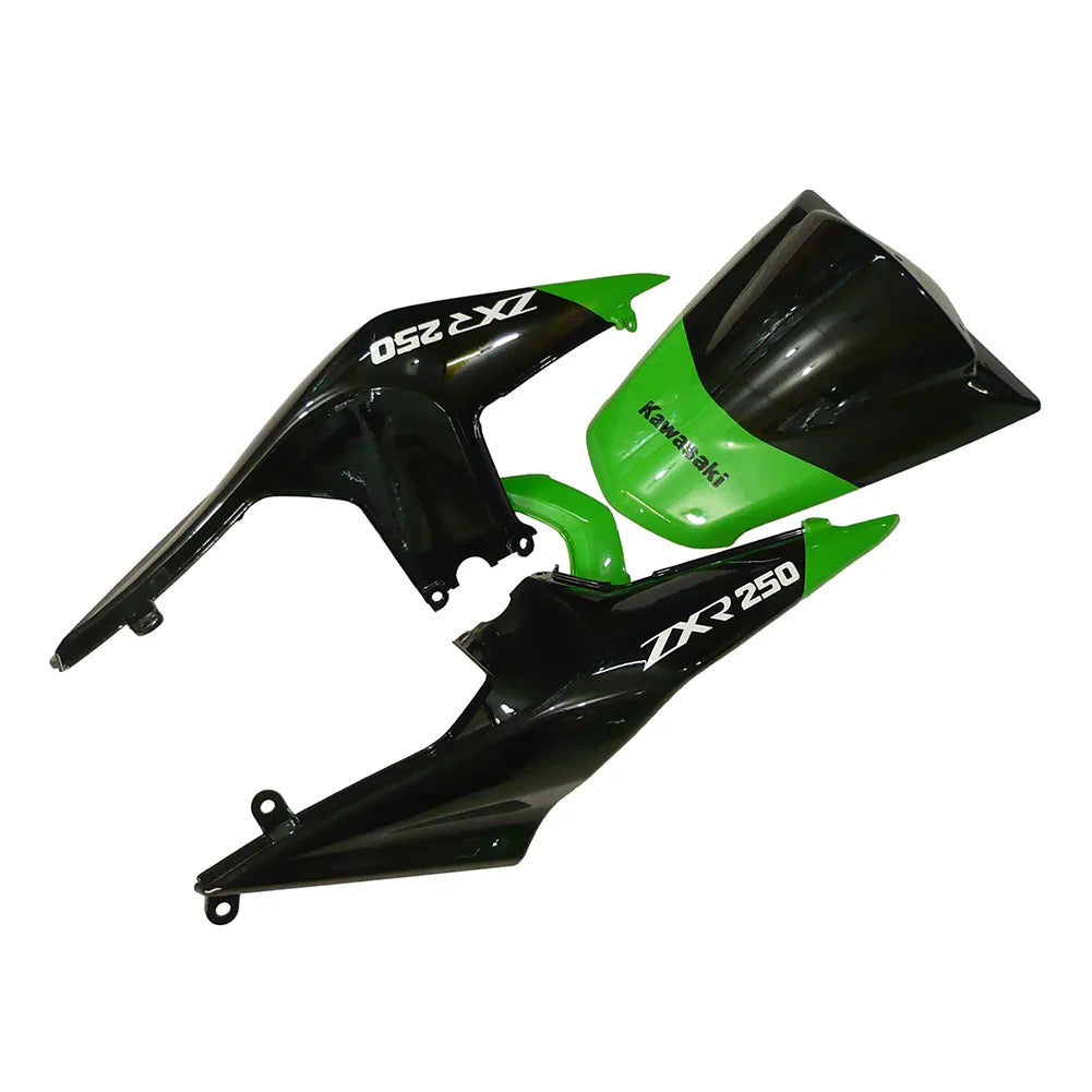 Kawasaki EX250 / Ninja 250 2008-2012 Green Monster Edition tail section fairing detail view 5
