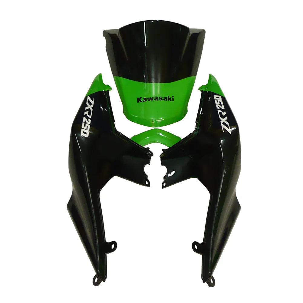 Kawasaki EX250 / Ninja 250 2008-2012 Green Monster Edition tail section fairing detail view 6