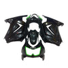 Kawasaki EX250 / Ninja 250 2008-2012 Green and Black Fairing Kit with Logos