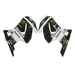Kawasaki EX250 / Ninja 250 2008-2012 White Monster Edition tail section fairing rear view