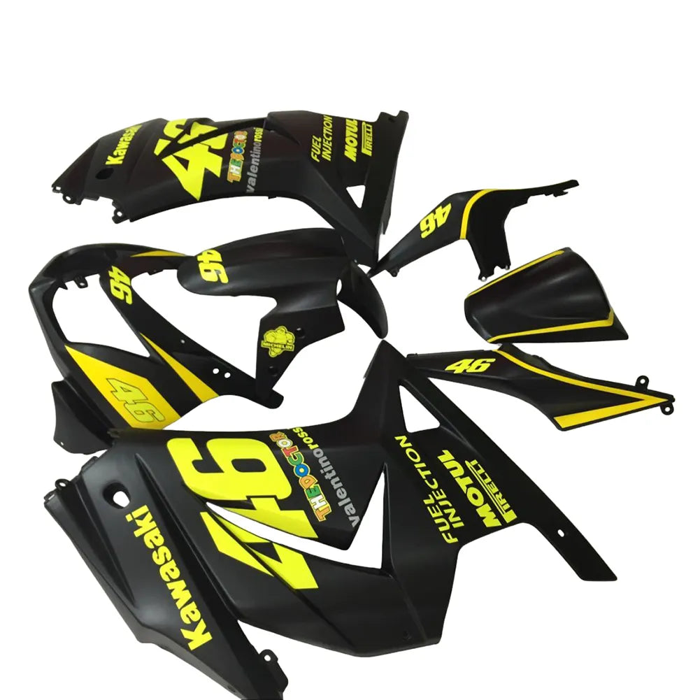 Kawasaki EX250 / Ninja 250 2008-2012 Style A with Logos fairing kit front view