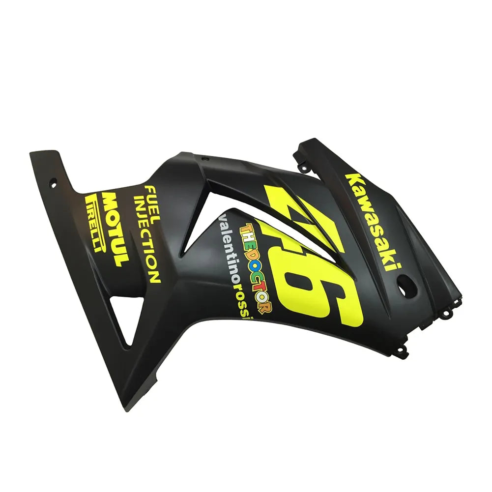 Kawasaki EX250 / Ninja 250 2008-2012 Style A with Logos tail section fairing side view
