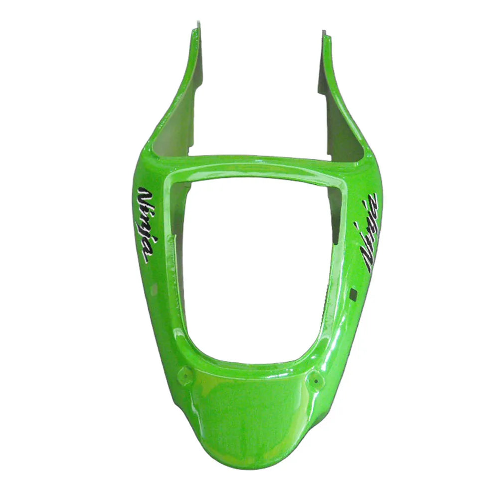 Kawasaki ZX-6R / 636 2000-2002 Green Bull Edition tail section fairing detail view 1