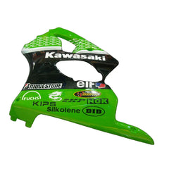 Kawasaki ZX-6R / 636 2000-2002 Green MotoGP fairing kit front view