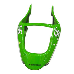 Kawasaki ZX-6R / 636 2000-2002 Green MotoGP tail section fairing detail view 1