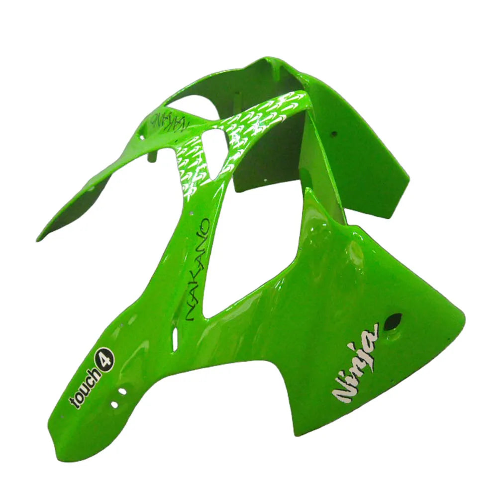 Kawasaki ZX-6R / 636 2000-2002 Green MotoGP tail section fairing detail view 4