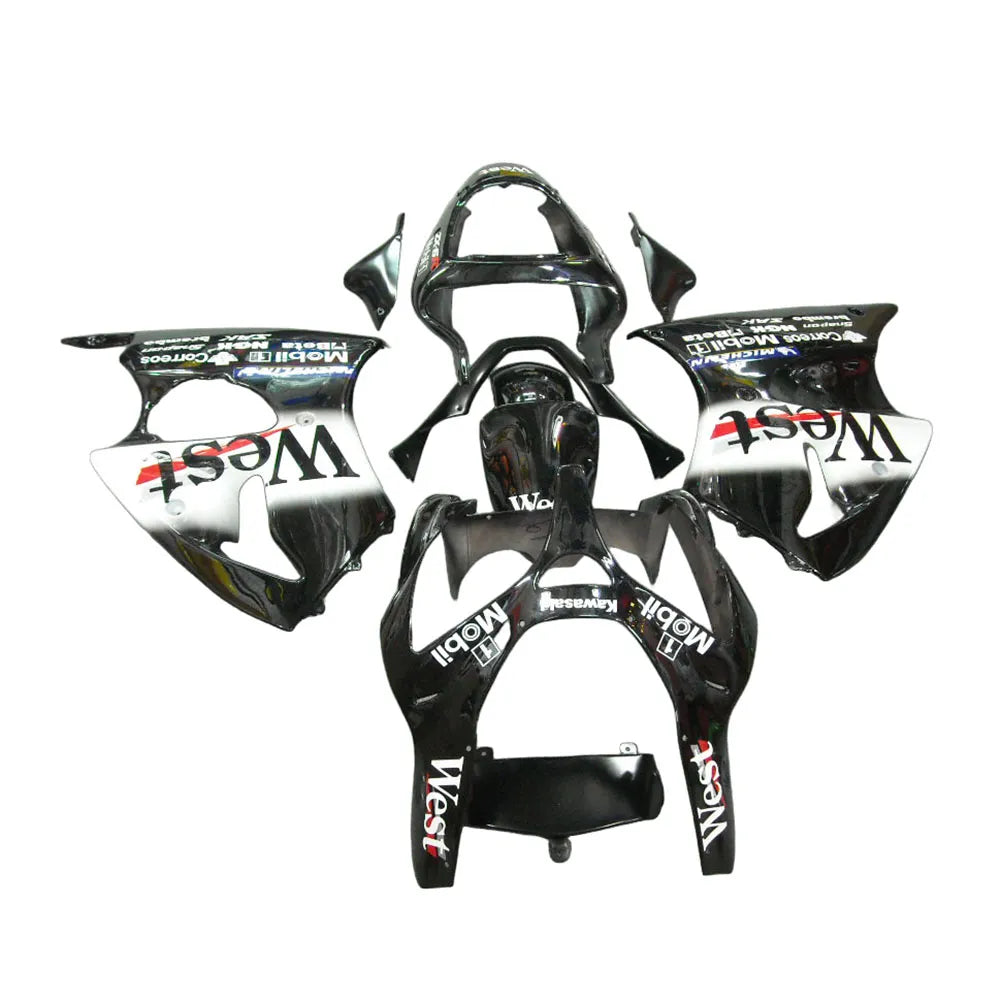 Kawasaki ZX-6R / 636 2000-2002 WEST Edition A fairing kit front view
