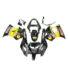Kawasaki ZX-6R / 636 2000-2002 Yellow Red Bull Edition fairing kit front view