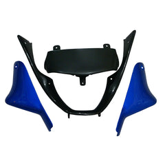 Kawasaki ZX-6R / 636 2000-2002 Blue Raindrop Edition tail section fairing detail view 8