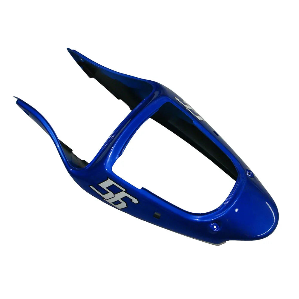 Kawasaki ZX-6R / 636 2000-2002 Blue Raindrop Edition tail section fairing detail view 5
