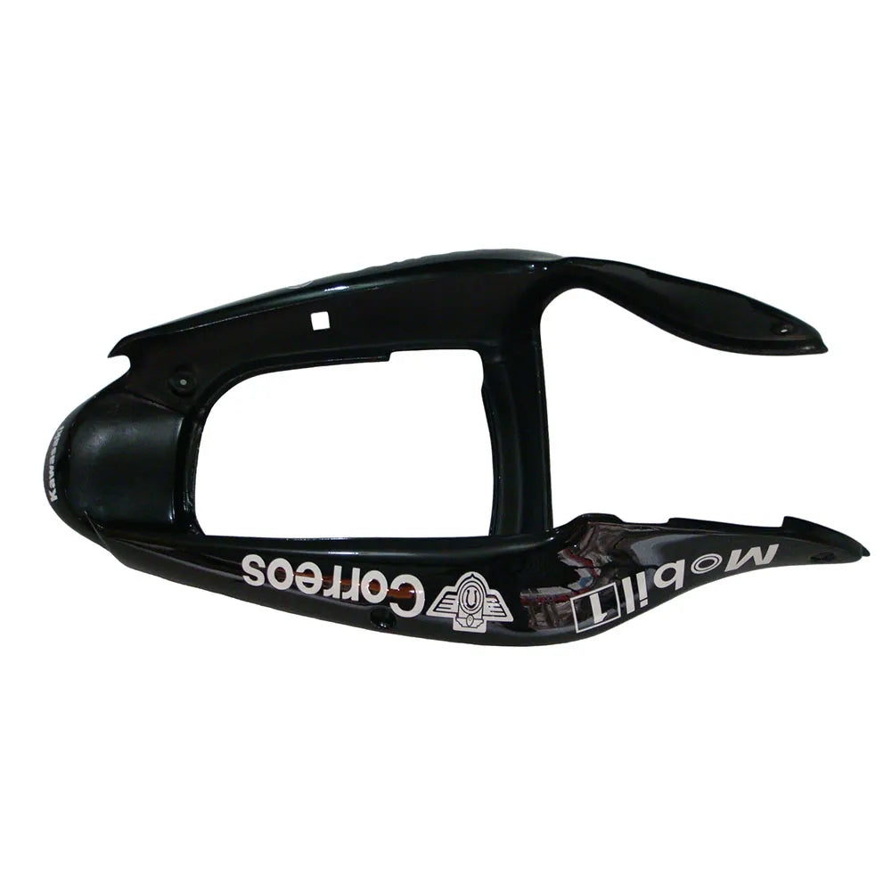 Kawasaki ZX-6R / 636 2000-2002 WEST Edition Black and White tail section fairing detail view 6