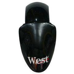 Kawasaki ZX-6R / 636 2000-2002 WEST Edition Black and White tail section fairing detail view 2