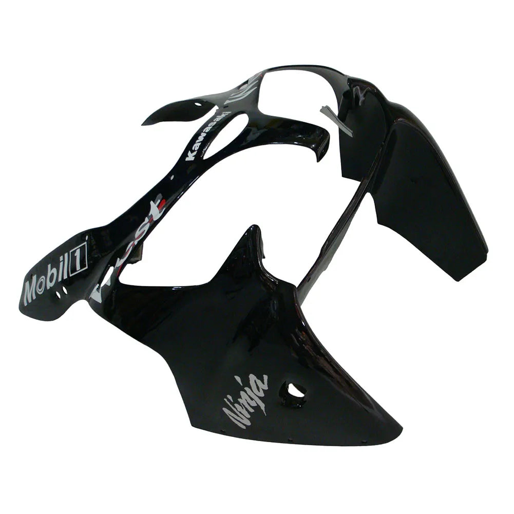 Kawasaki ZX-6R / 636 2000-2002 WEST Edition Black and White tail section fairing detail view 7