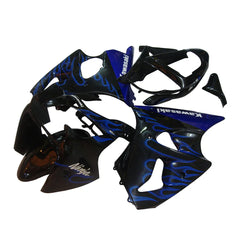 Kawasaki ZX-6R / 636 2000-2002 Blue Flame fairing kit front view