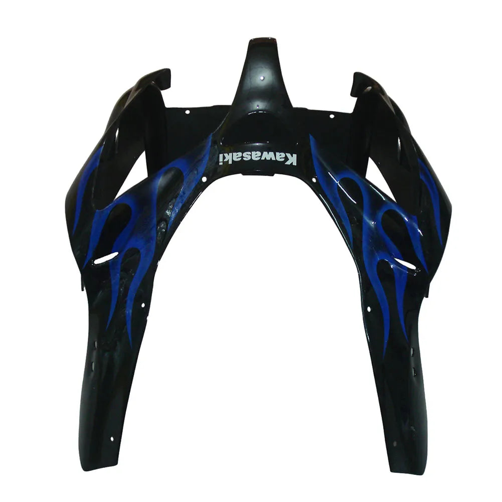 Kawasaki ZX-6R / 636 2000-2002 Blue Flame tail section fairing detail view 1
