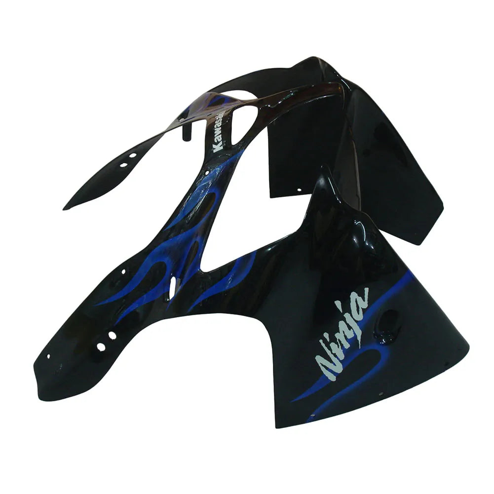 Kawasaki ZX-6R / 636 2000-2002 Blue Flame tail section fairing detail view 2