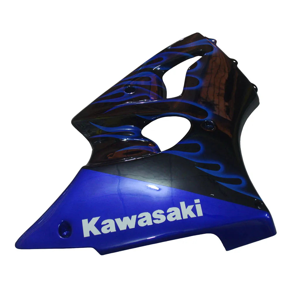 Kawasaki ZX-6R / 636 2000-2002 Blue Flame tail section fairing side view