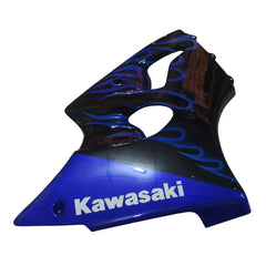 Kawasaki ZX-6R / 636 2000-2002 Blue Flame tail section fairing side view