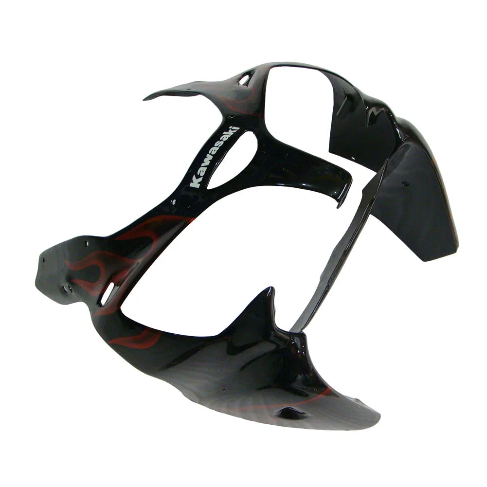 Kawasaki ZX-6R / 636 2000-2002 Gold Flame tail section fairing detail view 8