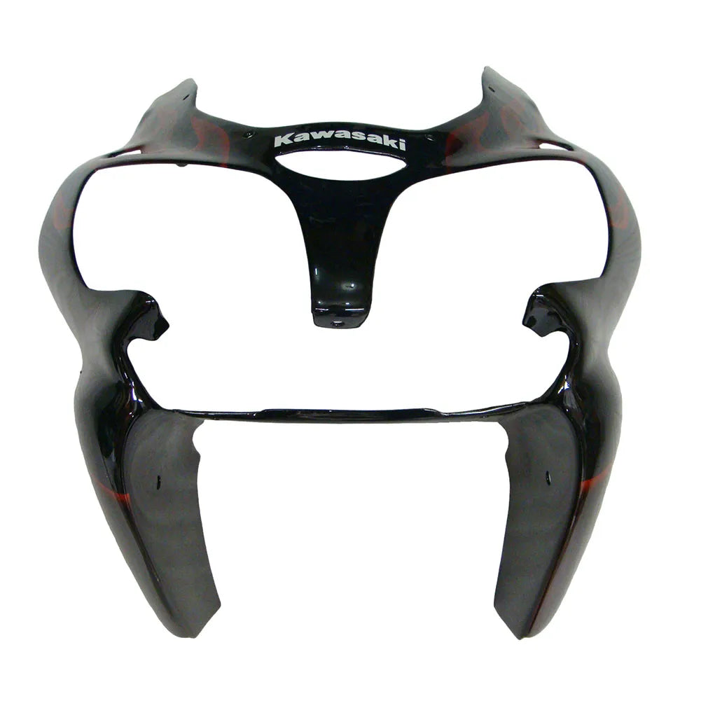 Kawasaki ZX-6R / 636 2000-2002 Gold Flame tail section fairing detail view 9
