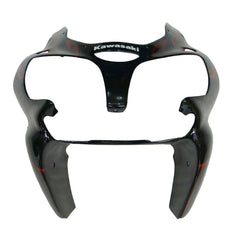 Kawasaki ZX-6R / 636 2000-2002 Gold Flame tail section fairing detail view 9