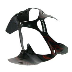 Kawasaki ZX-6R / 636 2000-2002 Gold Flame tail section fairing detail view 10
