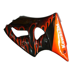Kawasaki ZX-6R / 636 2000-2002 Gold Flame tail section fairing detail view 4