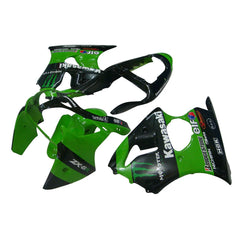 Kawasaki ZX-6R / 636 2000-2002 Green Monster Edition tail section fairing detail view 1