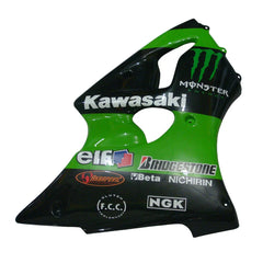 Kawasaki ZX-6R / 636 2000-2002 Green Monster Edition tail section fairing detail view 3