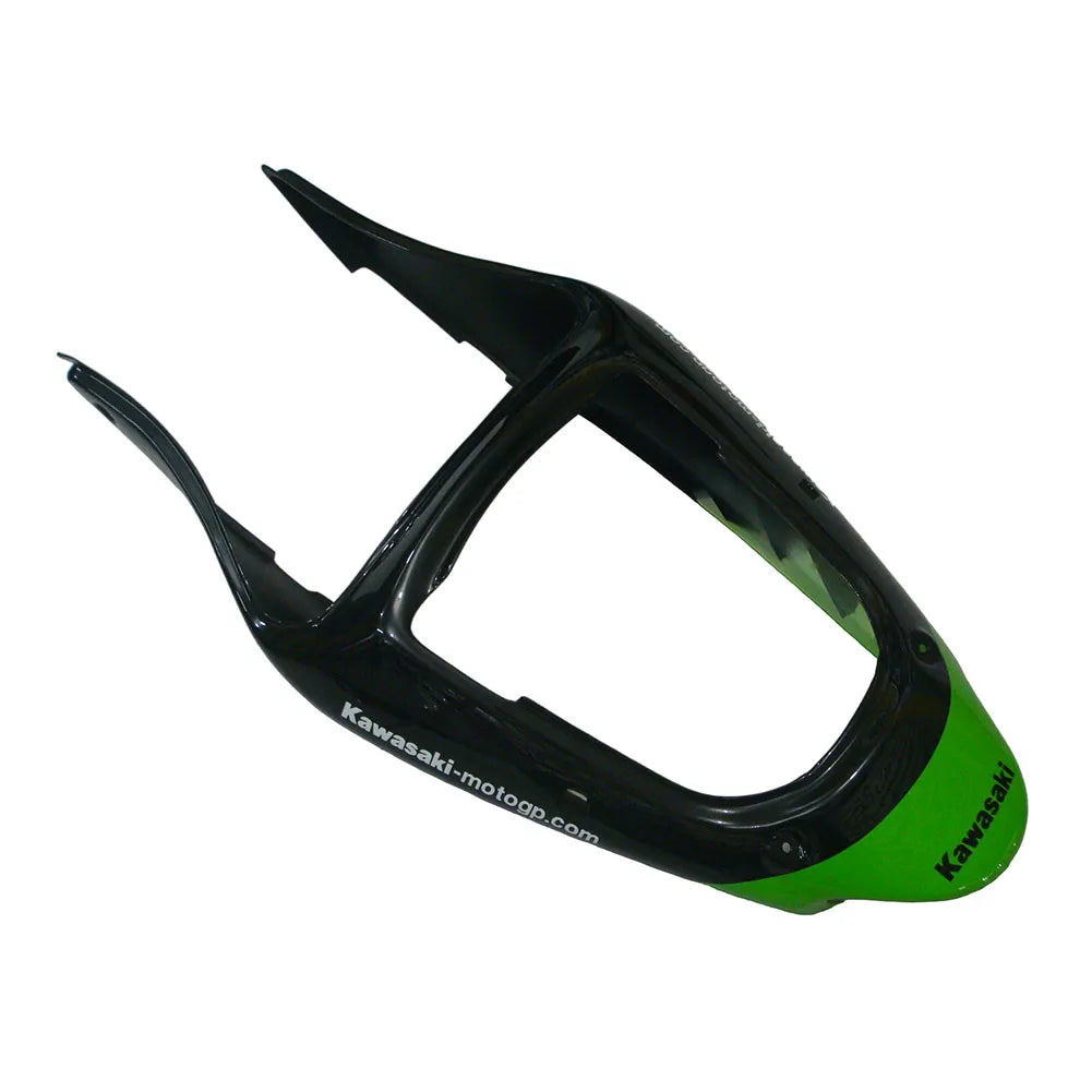 Kawasaki ZX-6R / 636 2000-2002 Green Monster Edition tail section fairing detail view 17