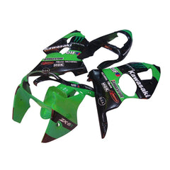 Kawasaki ZX-6R / 636 2000-2002 Green Monster Edition fairing kit front view