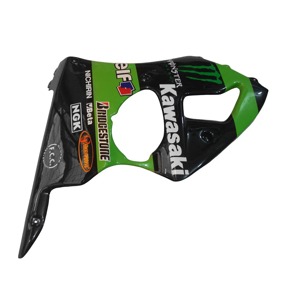 Kawasaki ZX-6R / 636 2000-2002 Green Monster Edition tail section fairing detail view 5