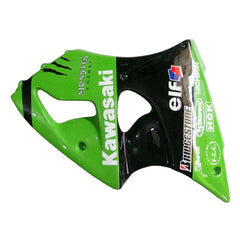Kawasaki ZX-6R / 636 2000-2002 Green and Black Monster Edition tail section fairing detail view 4