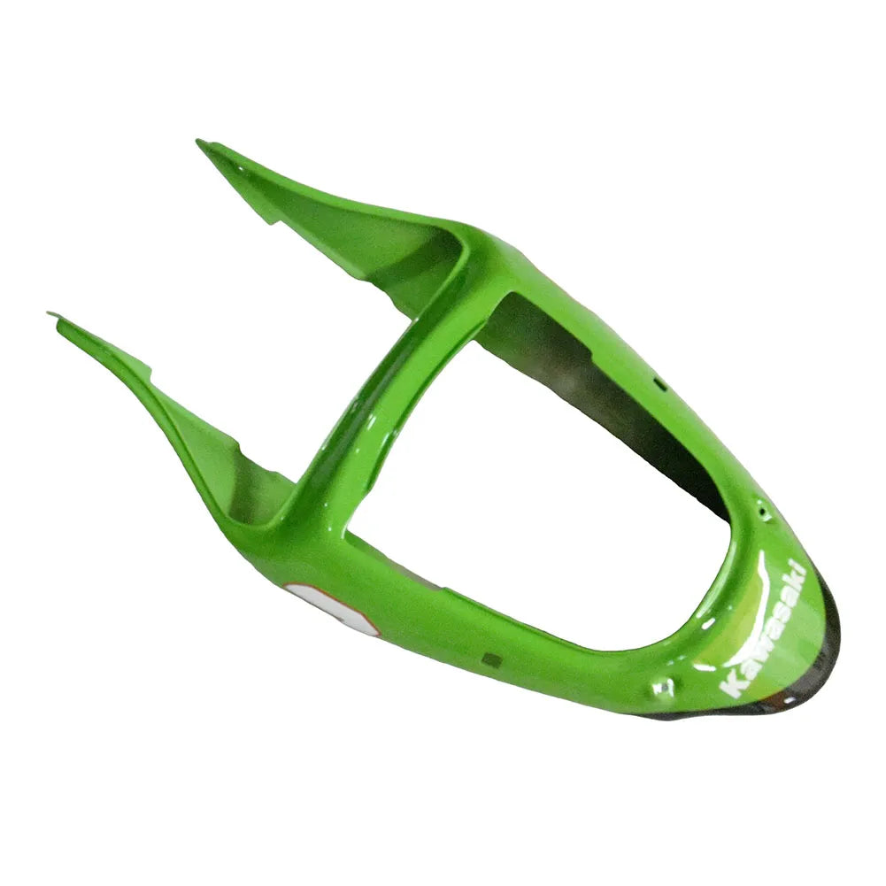 Kawasaki ZX-6R / 636 2000-2002 Green and Black Monster Edition tail section fairing detail view 5