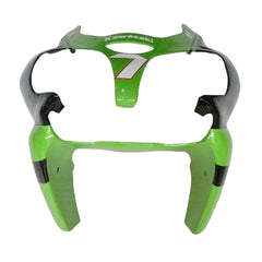 Kawasaki ZX-6R / 636 2000-2002 Green and Black Monster Edition tail section fairing detail view 10