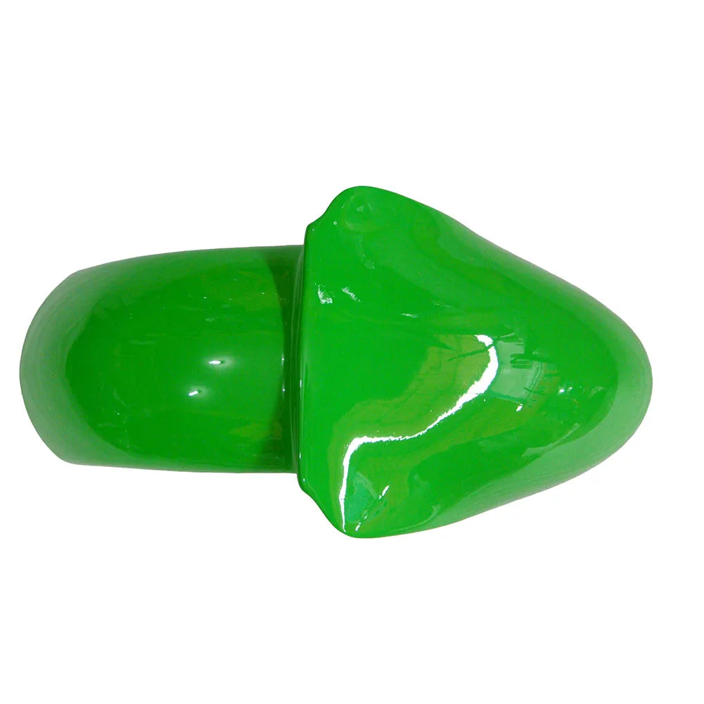 Kawasaki ZX-6R / 636 2000-2002 Green tail section fairing detail view 5