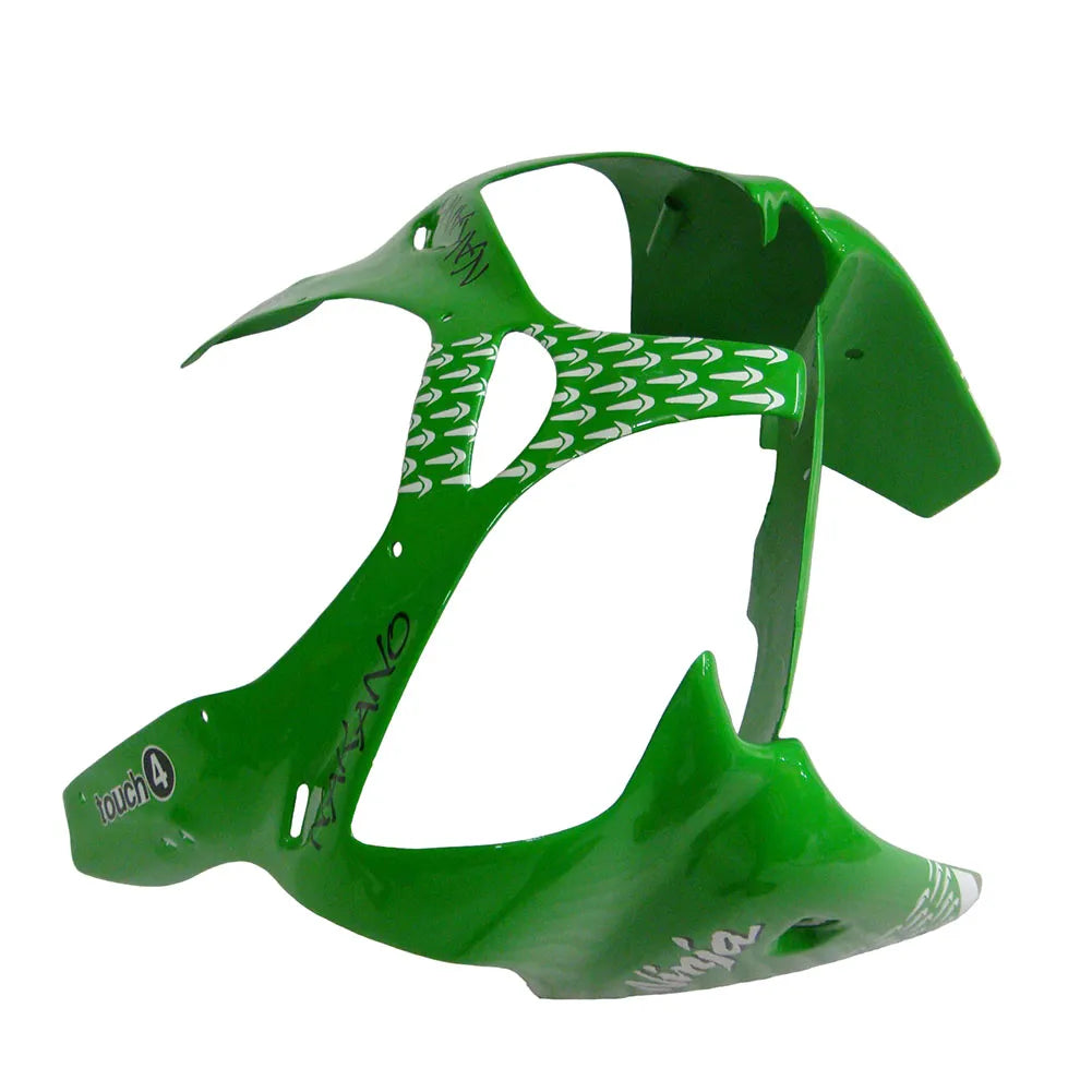 Kawasaki ZX-6R / 636 2000-2002 Green tail section fairing detail view 8