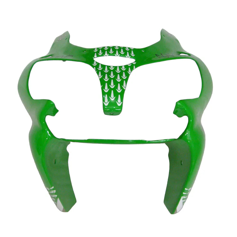 Kawasaki ZX-6R / 636 2000-2002 Green tail section fairing detail view 9