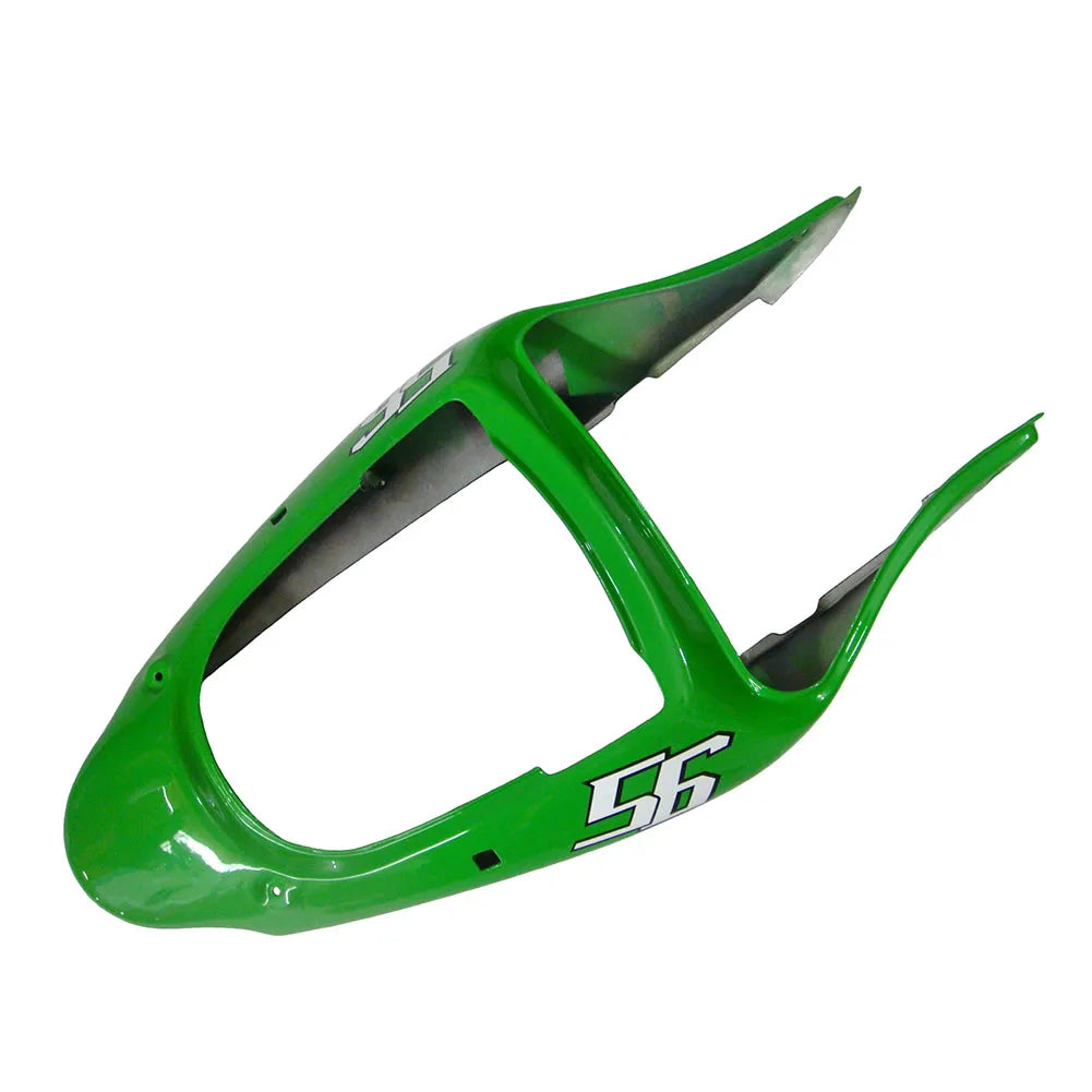 Kawasaki ZX-6R / 636 2000-2002 Green tail section fairing detail view 13