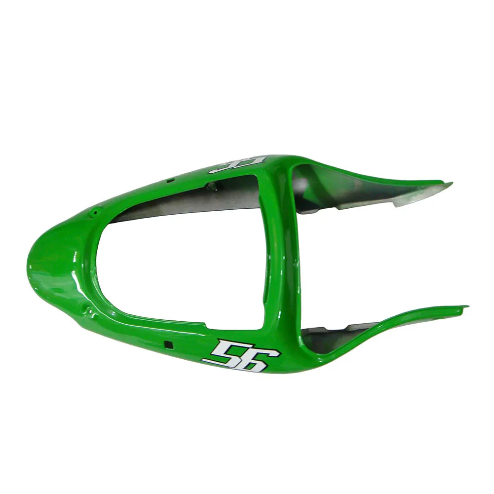 Kawasaki ZX-6R / 636 2000-2002 Green tail section fairing detail view 14