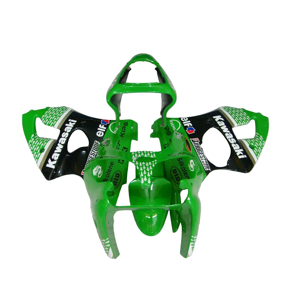 Kawasaki ZX-6R / 636 2000-2002 Green tail section fairing rear view
