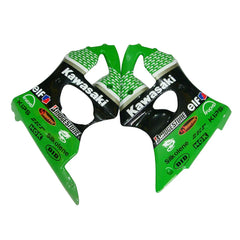 Kawasaki ZX-6R / 636 2000-2002 Green tail section fairing detail view 4