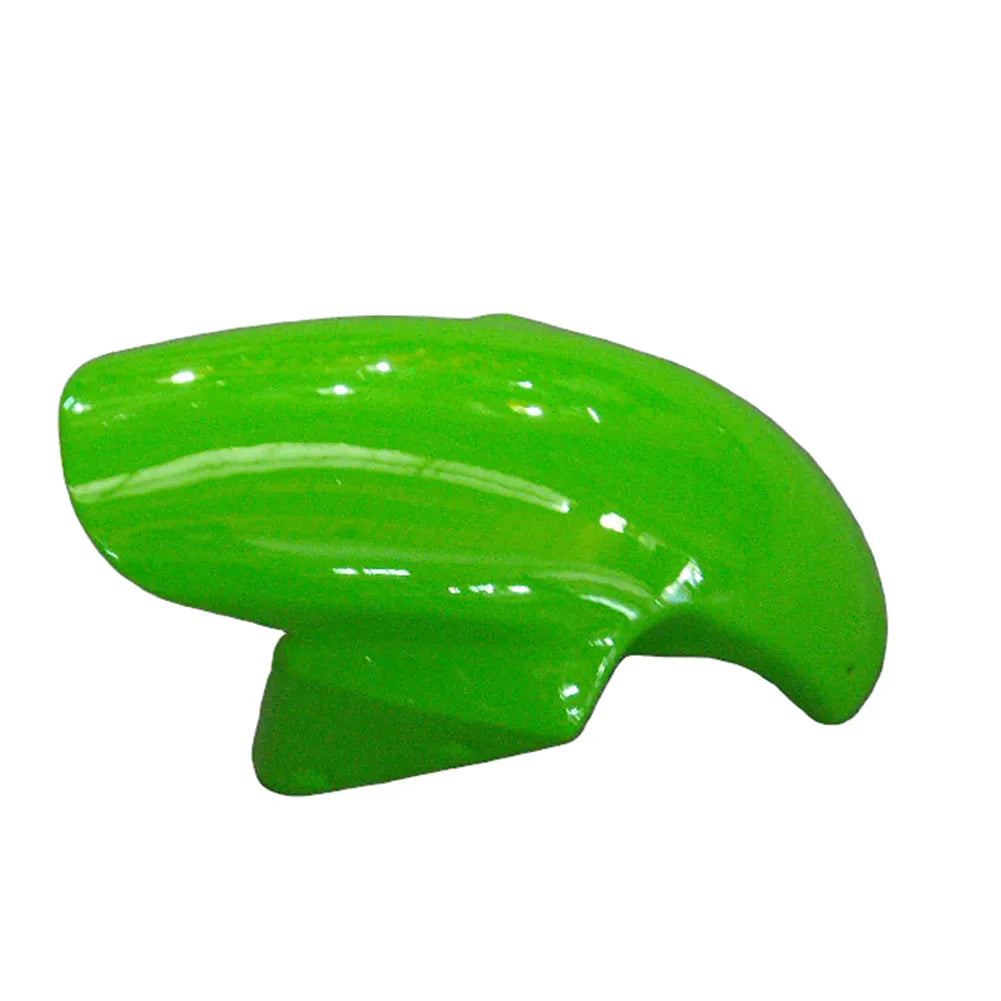 Kawasaki ZX-6R / 636 2003-2004 Green and Black with Logos tail section fairing detail view 3