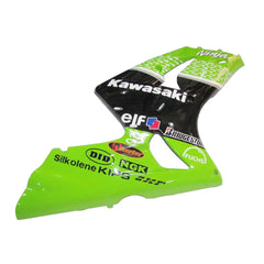 Kawasaki ZX-6R / 636 2003-2004 Green Raindrop Edition tail section fairing rear view