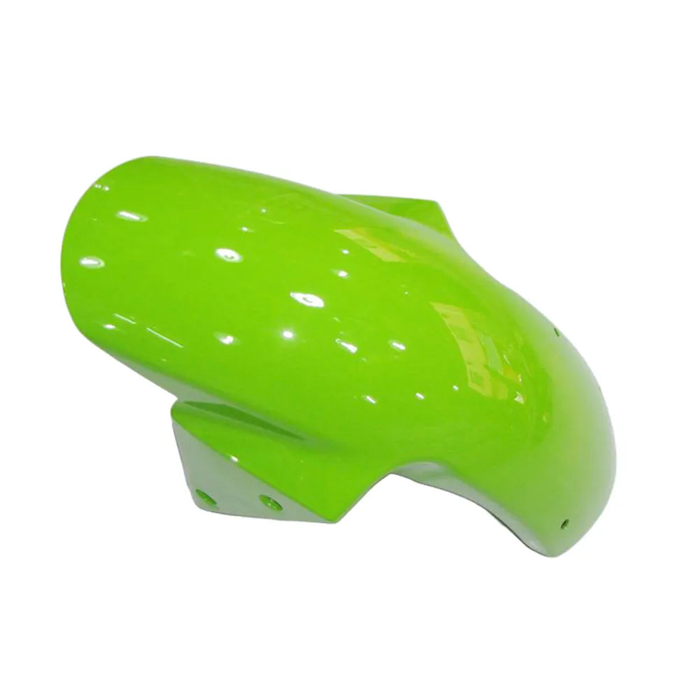 Kawasaki ZX-6R / 636 2003-2004 Green Raindrop Edition tail section fairing detail view 1