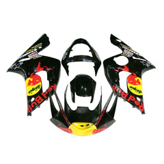 Kawasaki ZX-6R / 636 2003-2004 Black Bull Edition fairing kit front view